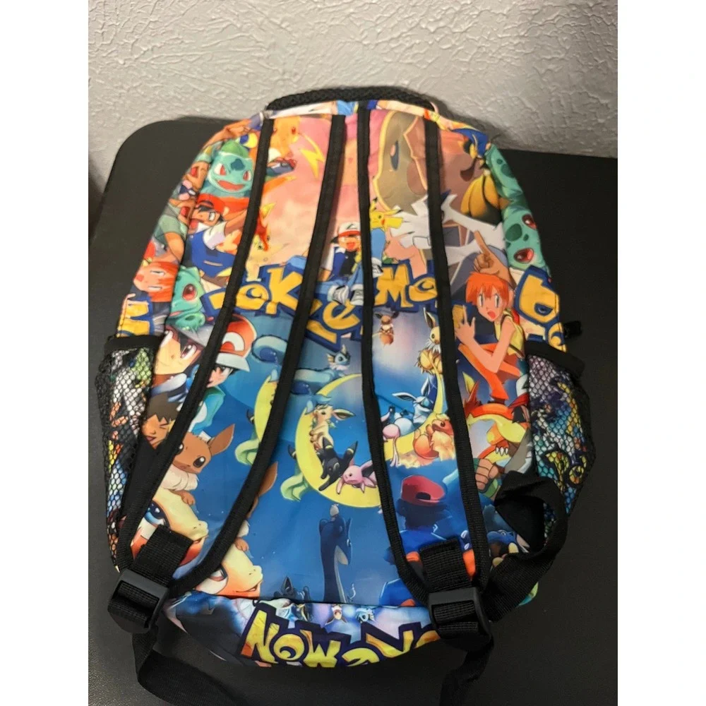 Pokemon 3 Piece Backpack Set Ash Pikachu Lunch Bag Pencil Case Multicolor NWOT